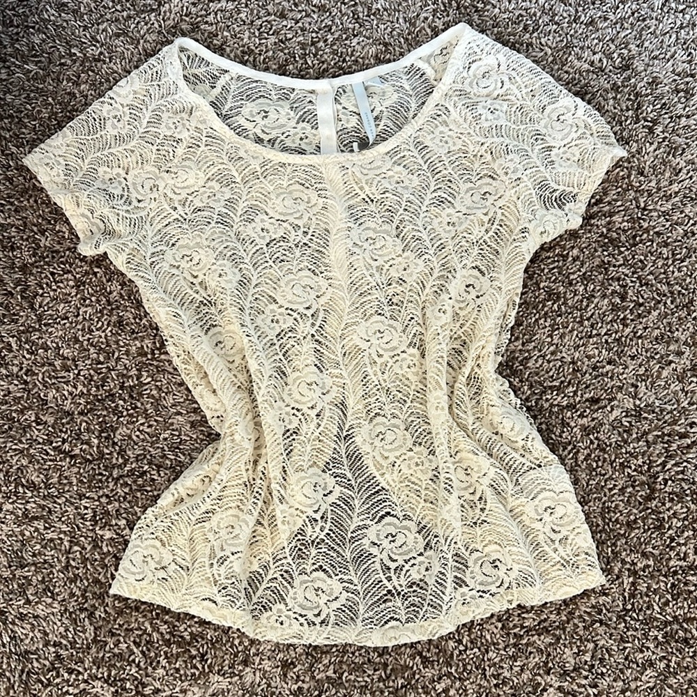 Lauren Conrad lace shirt